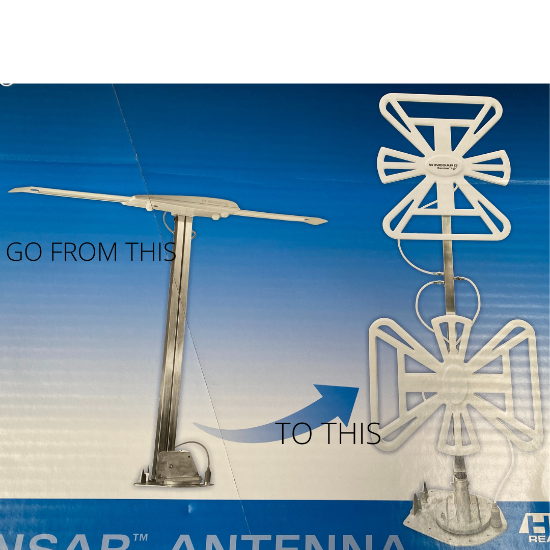 Winegard Sensor Hv Caravan Antenna Retrofit Kit Conversion Kit