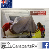 FIAMMA BIKE COVER for 2 BIKES FITTED TO FIAMMA TYPE CARAVAN A-FRAME CARRIER.