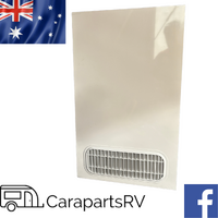 Coromal Pop Top Replacement Door Panel with Vent Fitted in Polished Grey