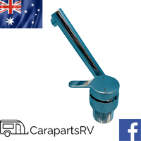 Low Profile Sink Mixer Tap, Suits Camper Trailers. Fold Down Style. Watermarked.